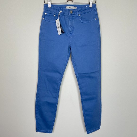 Vineyard Vines Women's High Rise Jeans - Blue - Picture 1 of 10